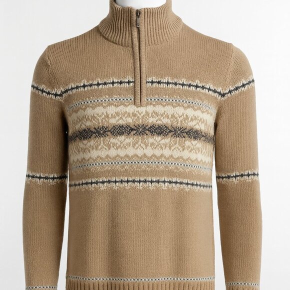 🧥 Croft & Barrow Fair Isle Turtleneck Sweater – Size Small - Picture 1 of 6